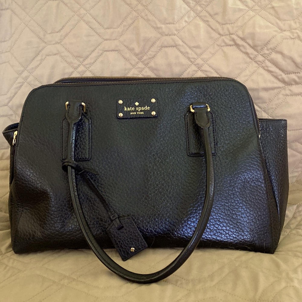 Kate Spade pebbled leather tote.
